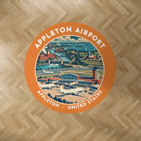 Thumbnail for Appleton International Airport (ATW) Carpets - Carpet Round - Badge - Orange V2
