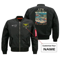 Thumbnail for ATW - Poster - Bomber Jacket - Black + NAME