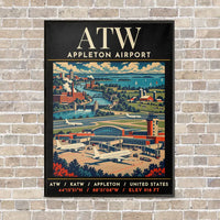 Thumbnail for ATW - Poster - Canvas Framed - Black
