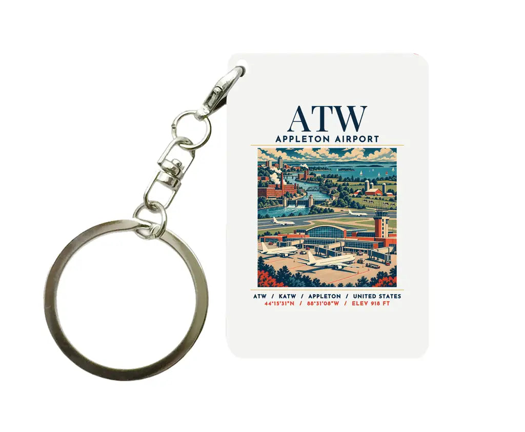 ATW - Poster - Key Chain - White