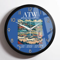 Thumbnail for ATW - Poster - Wall Clock Framed - Blue