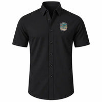Thumbnail for Appleton International Airport (ATW) Shirts - Short Sleeve Shirt - Badge - Black