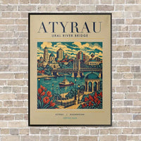 Thumbnail for ATYRAU - Poster - Canvas Framed - Beige