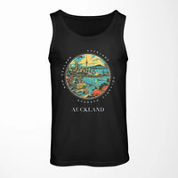 Thumbnail for AUCKLAND - Badge - Tank Top - Black