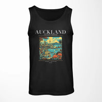 Thumbnail for AUCKLAND - Poster - Tank Top - Black