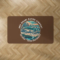 Thumbnail for Abu Dhabi Zayed International Airport (AUH) Carpets - Carpet Rectangle - Badge - Brown V2