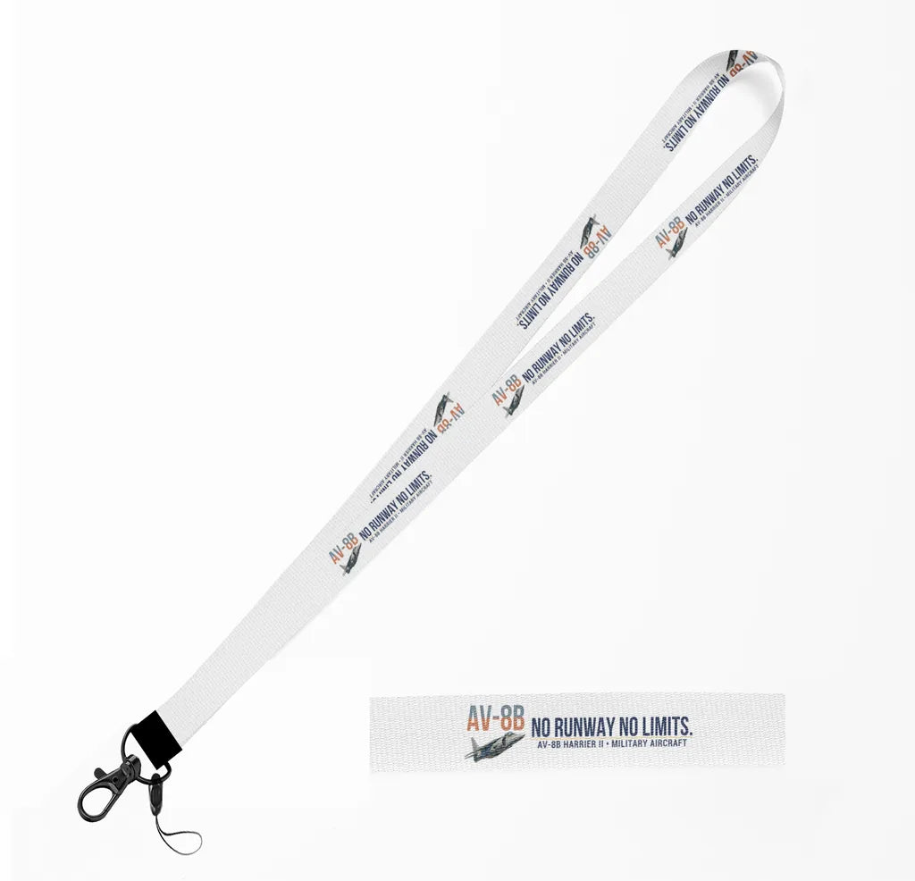 AV-8B Harrier II lanyard - white