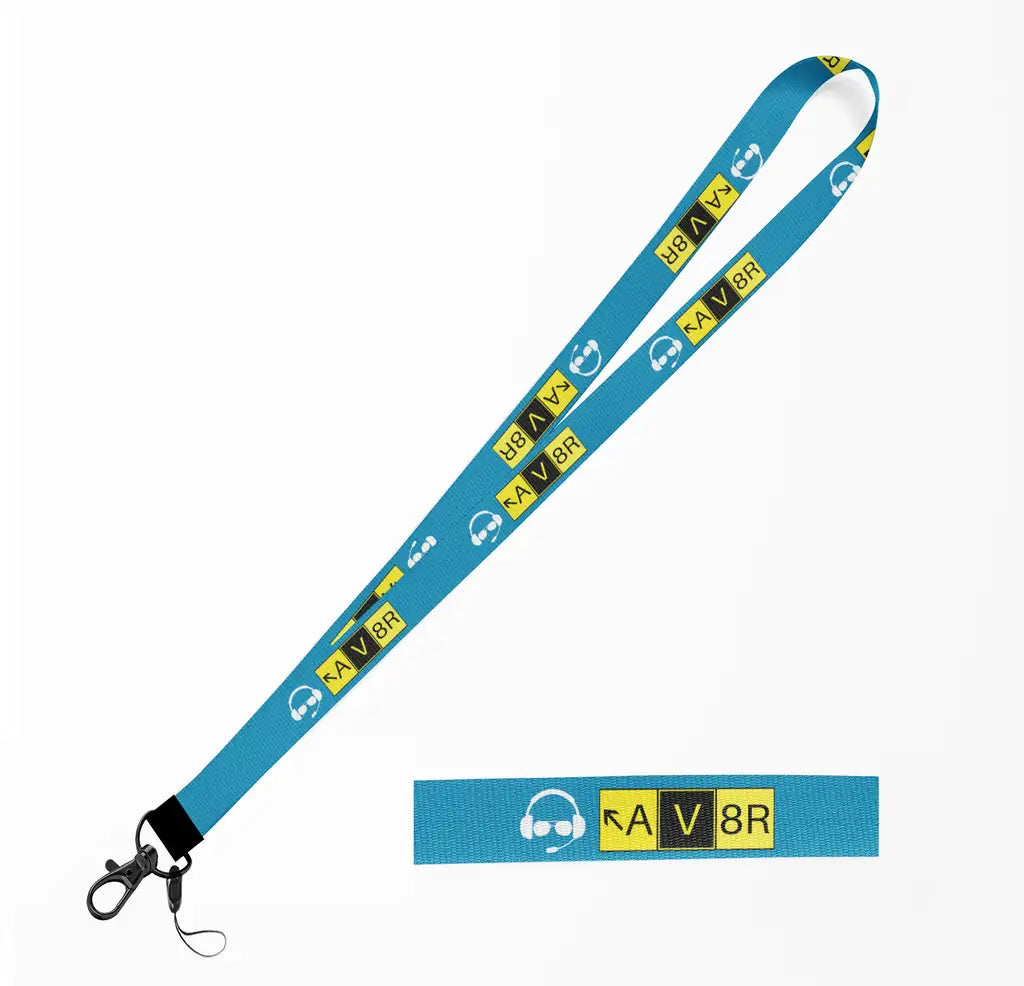 AV8R 2 lanyard - light blue