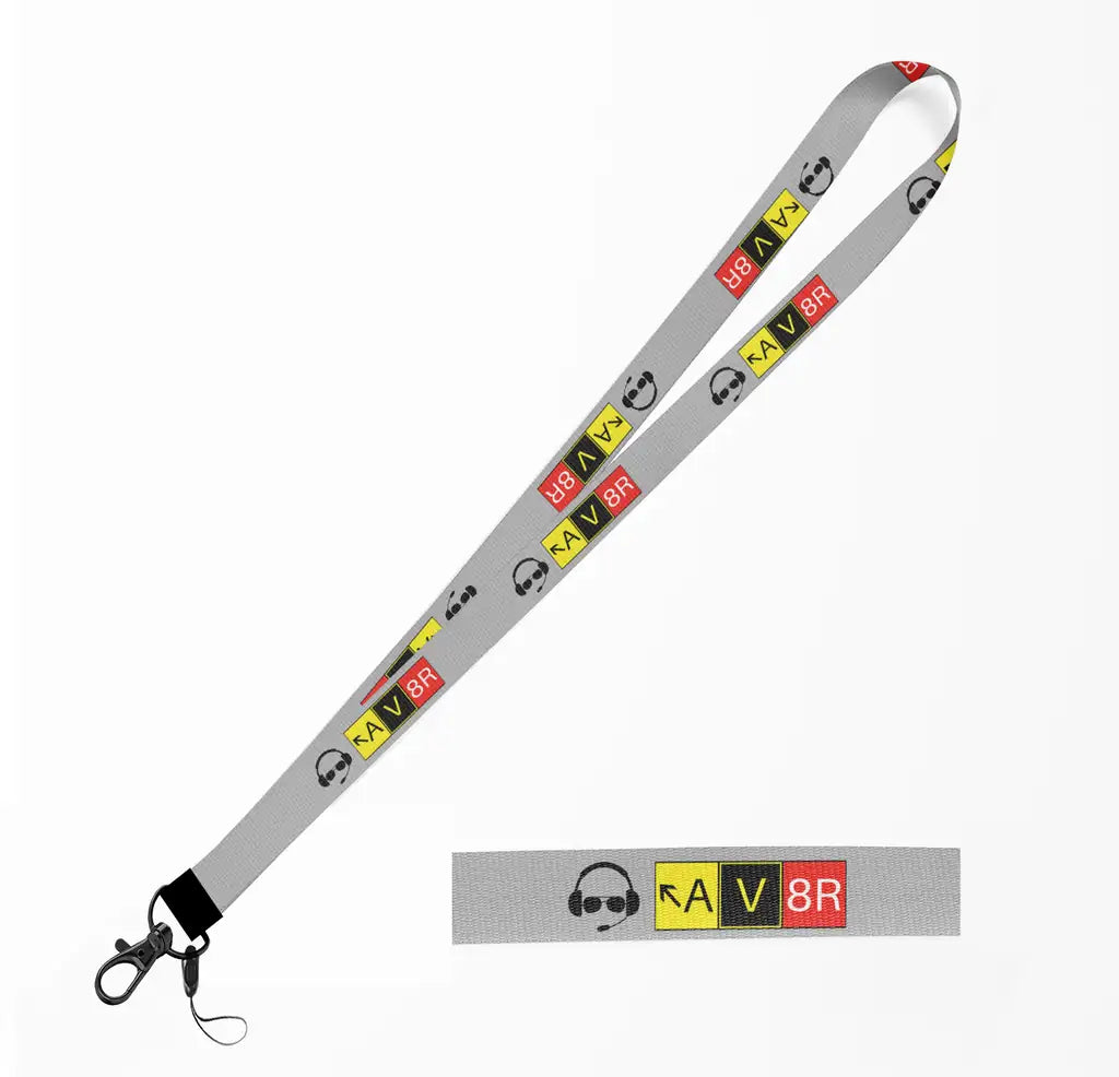 AV8R 2 lanyard - light gray