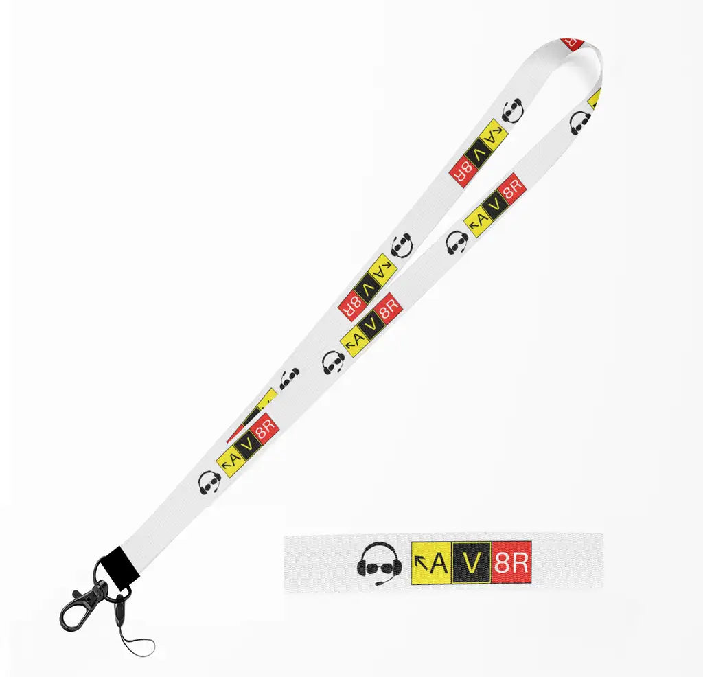 AV8R 2 lanyard - white
