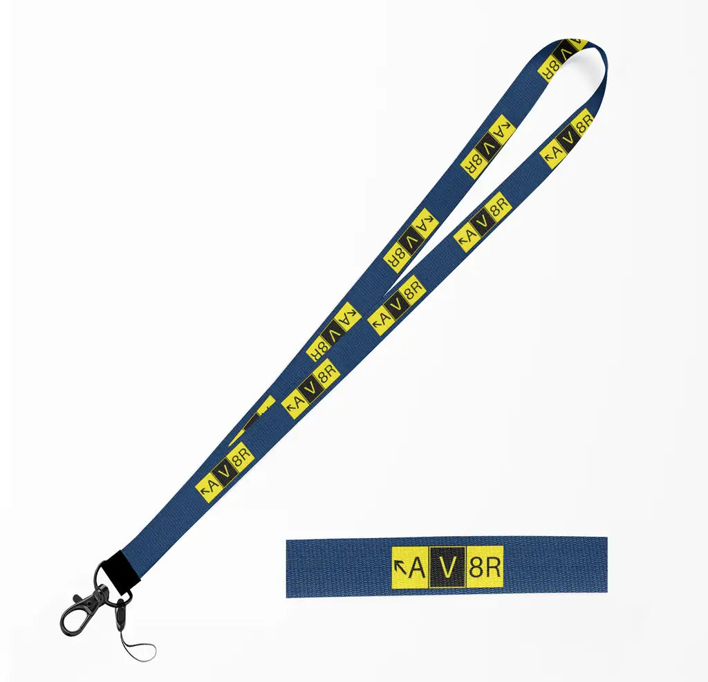 AV8R lanyard - dark blue