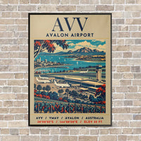 Thumbnail for AVV - Poster - Canvas Framed - Beige