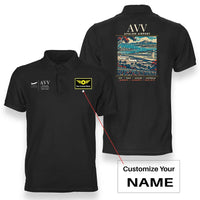 Thumbnail for AVV - Poster - Double-Side Polo - Black + Name