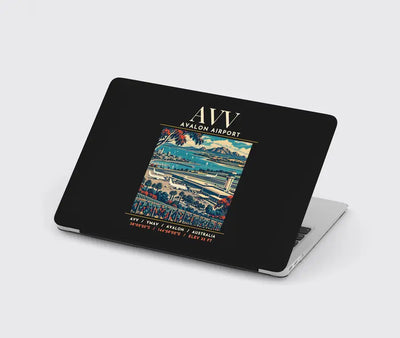 AVV - Poster - MacBook Case - Black