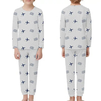 Thumbnail for Dimokritos Airport (AXD) Pajamas - Children Pajamas - Light Gray