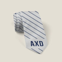 Thumbnail for Dimokritos Airport (AXD) Ties - Tie - Stripe - Light Gray