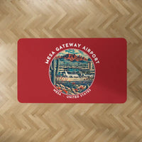 Thumbnail for Mesa Gateway Airport (AZA) Carpets - Carpet Rectangle - Badge - Red V2