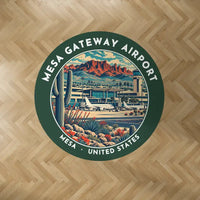 Thumbnail for Mesa Gateway Airport (AZA) Carpets - Carpet Round - Badge - Dark Green V2