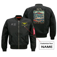 Thumbnail for AZA - Poster - Bomber Jacket - Black + NAME
