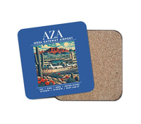Thumbnail for AZA - Poster - Coaster - Blue