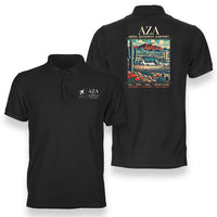 Thumbnail for AZA - Poster - Double-Side Polo - Black