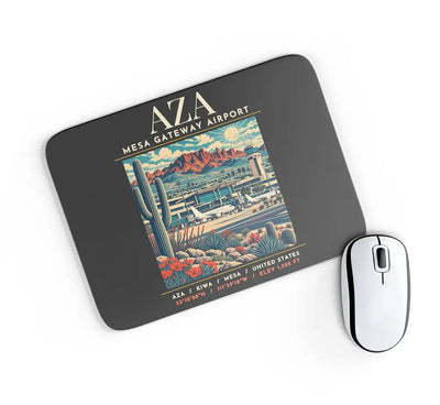 AZA - Poster - Mouse Pad - Black