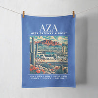 Thumbnail for AZA - Poster - Towel - Blue