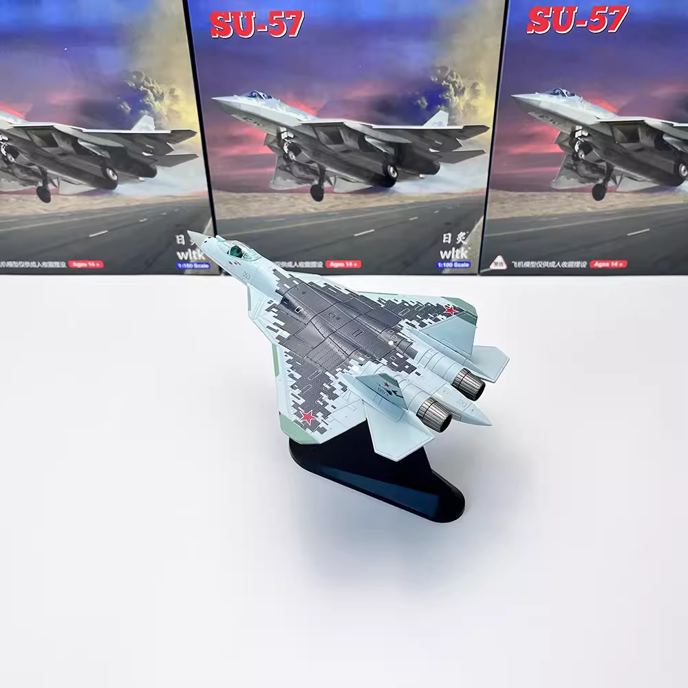 1/100 Sukhoi Su-57 Stealth Multirole Fighter Airplane Model