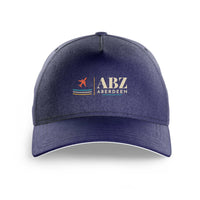 Thumbnail for Aberdeen International Airport (ABZ) printed hat - dark blue