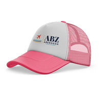 Thumbnail for Aberdeen International Airport (ABZ) trucker cap - pink
