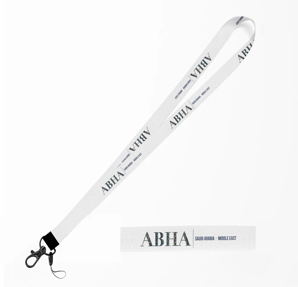Abha City Series lanyard - white
