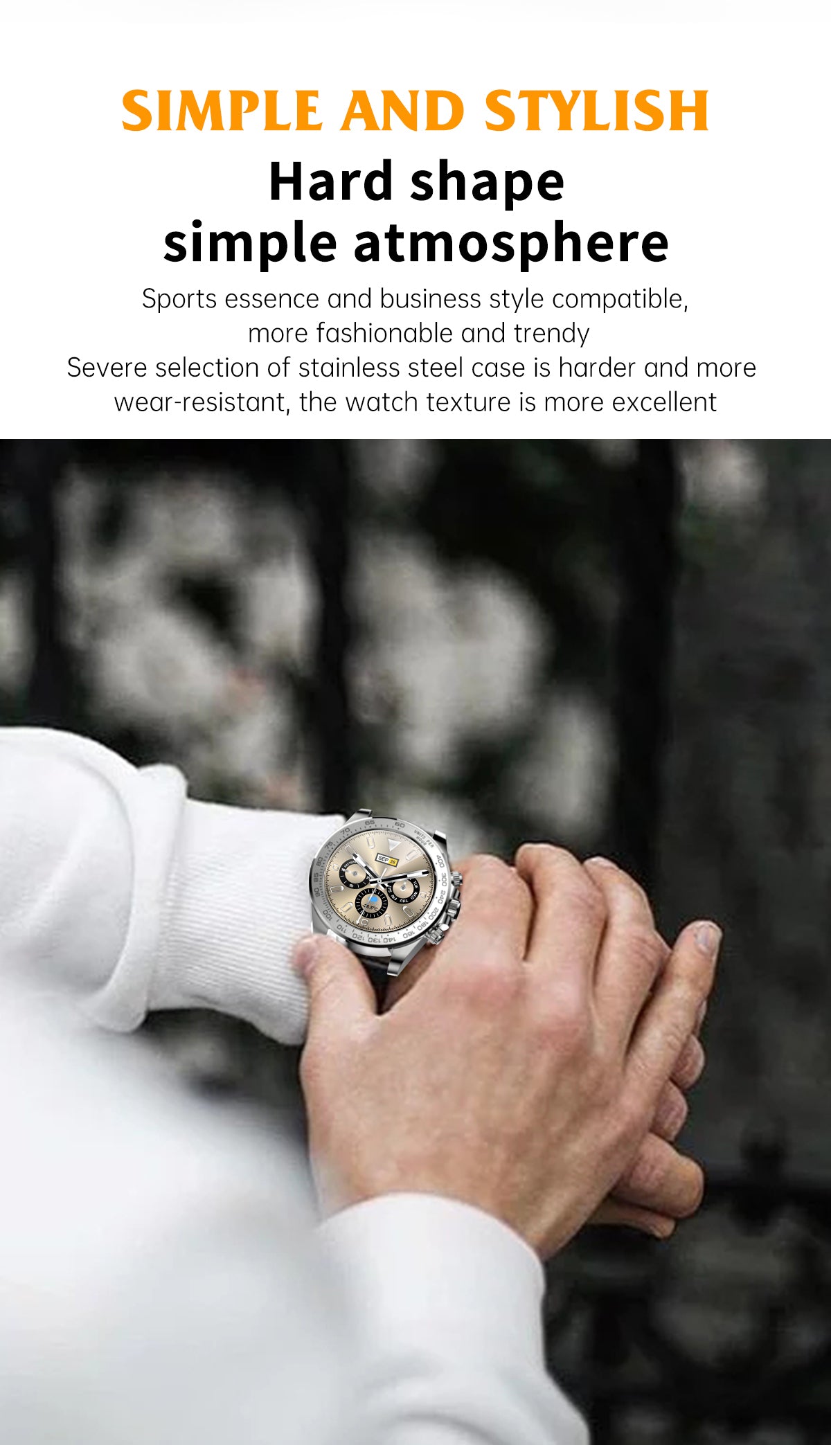 AW13 Pro Stainless Steel Smart Watch: Bluetooth Calling, Heart Rate Monitor & Fitness Bracelet Functionality