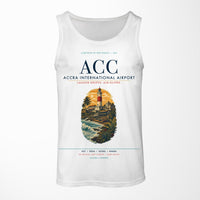 Thumbnail for Accra International Airport (ACC) design on white tank top