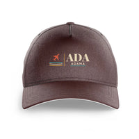 Thumbnail for Adana Sakirpasa Airport (ADA) printed hat - brown