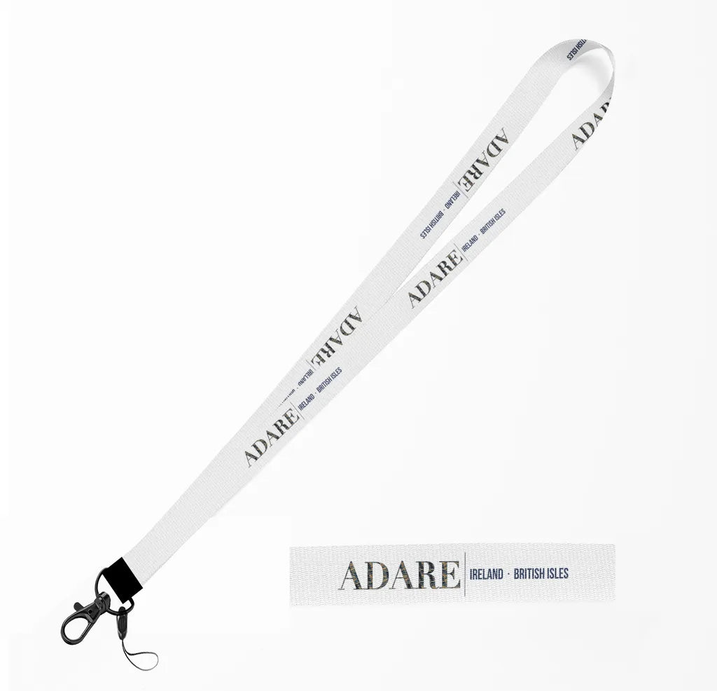 Adare City Series lanyard - white
