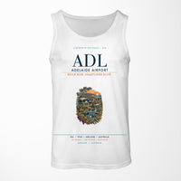Thumbnail for Adelaide Airport (ADL) design on white tank top