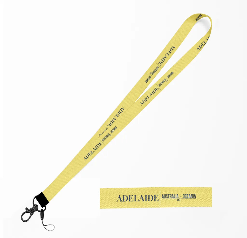 Adelaide City Series lanyard - yellow