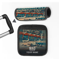 Thumbnail for Adolfo Suarez Madrid-Barajas Airport (MAD) Luggage Handle Covers - 3D Full Print + Name