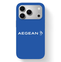 Thumbnail for Aegean Airlines design on blue iPhone 17 Pro MagSafe case