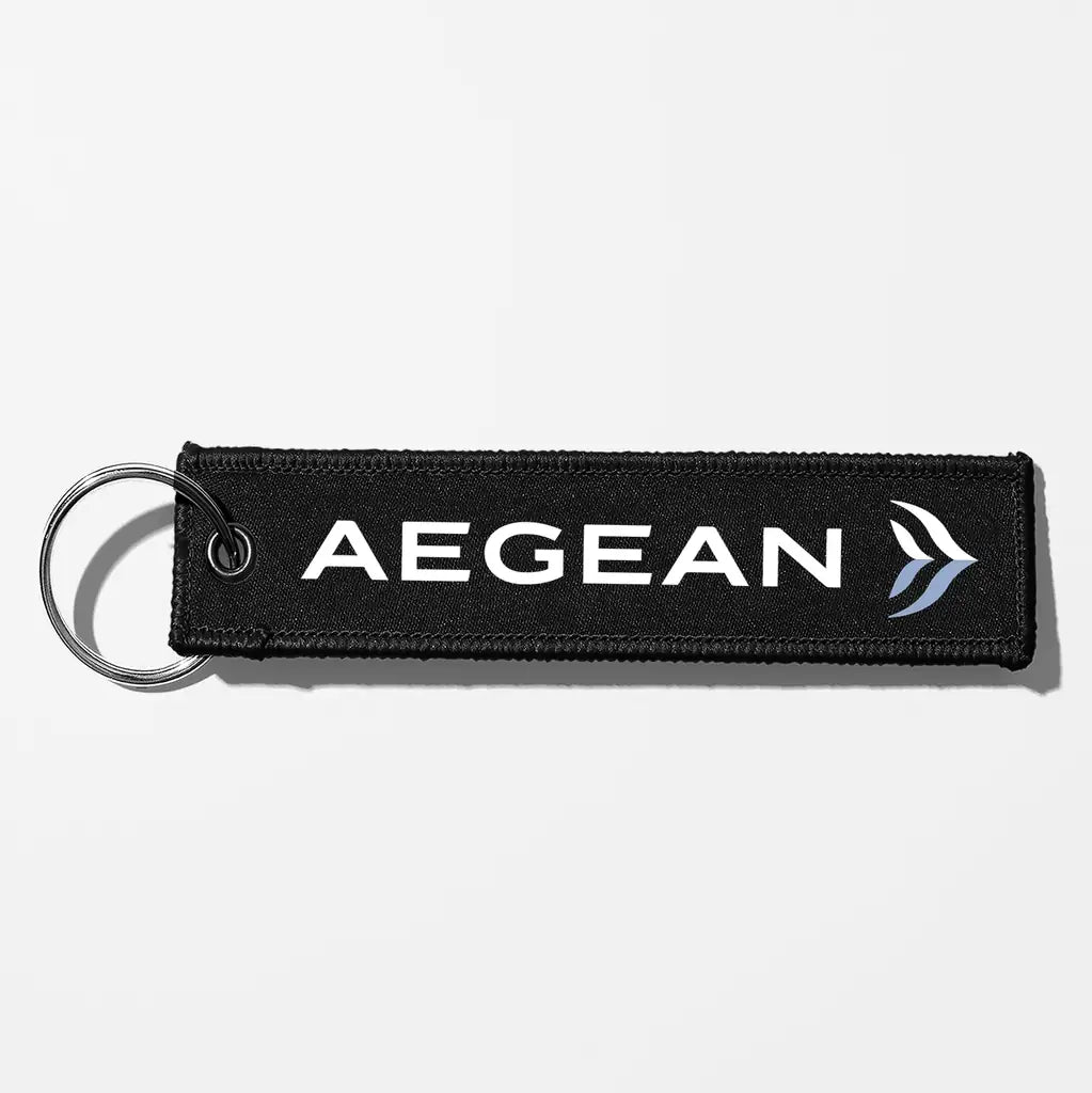 Aegean Airlines Crew & Staff Tag Key Chains - Black