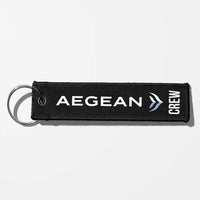 Thumbnail for Aegean Airlines Crew & Staff Tag Key Chains - Black - Crew