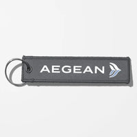 Thumbnail for Aegean Airlines Crew & Staff Tag Key Chains - Gray