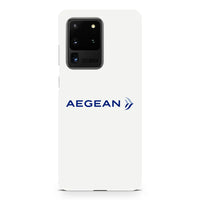 Thumbnail for Aegean Airlines design on samsung case - white