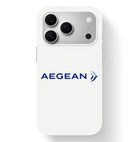 Thumbnail for Aegean Airlines design on white iPhone 17 Pro MagSafe case