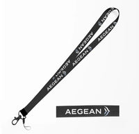 Thumbnail for Aegean Airlines lanyard - black