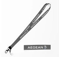 Thumbnail for Aegean Airlines lanyard - gray