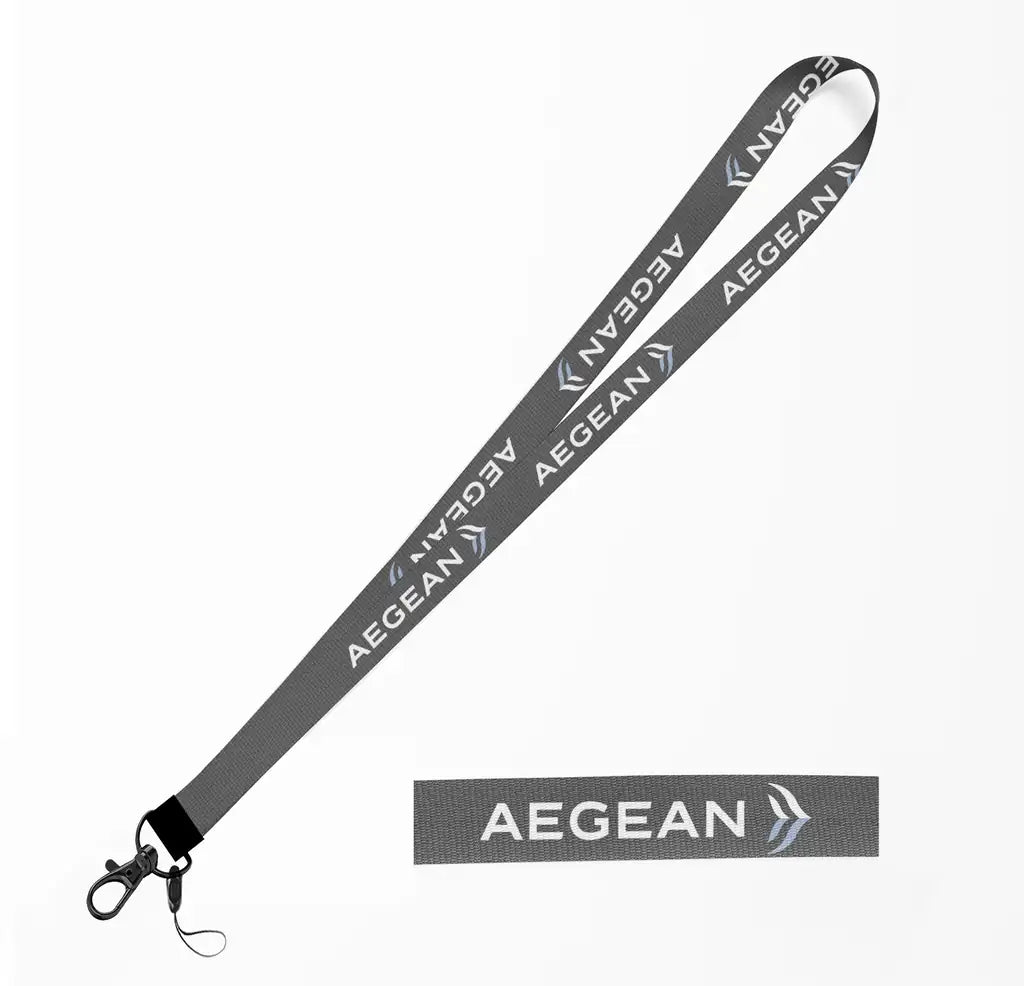 Aegean Airlines lanyard - gray