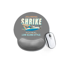Thumbnail for Aero Commander 500S Shrike Commander - Cartoon - Ergonomic Mouse Pad - Gray