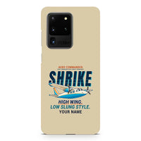 Thumbnail for Aero Commander 500S Shrike Commander - Cartoon + Name - Samsung Case - Beige