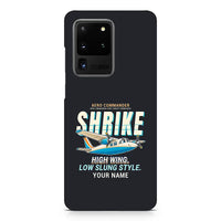 Thumbnail for Aero Commander 500S Shrike Commander - Cartoon + Name - Samsung Case - Black